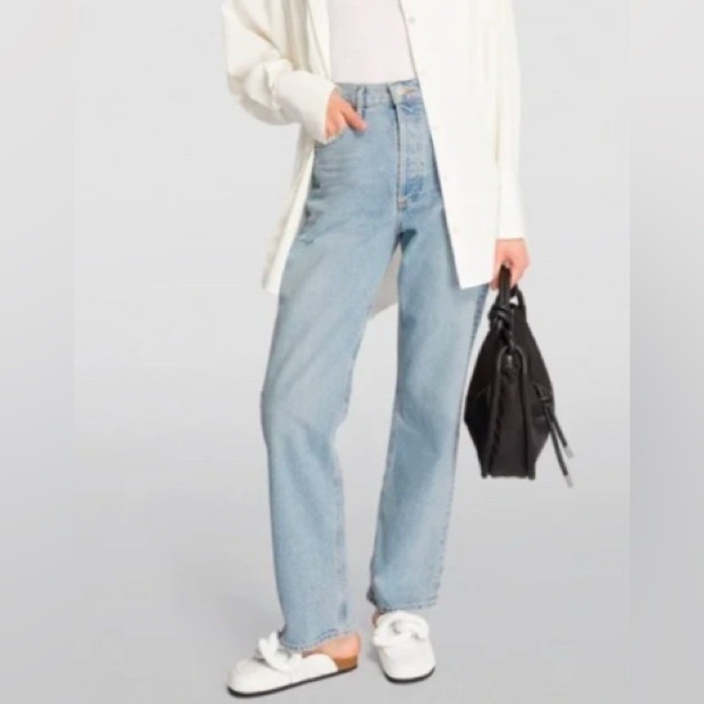 NWT Citizens of humanity EVA high rise baggy Blue  Mirja size 24